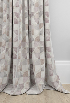 Mosaic Tile, Very Berry - Made to Measure Curtains